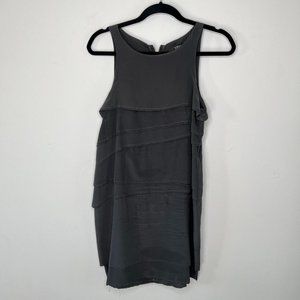 Vena Cava Dark Teal Silk Mini Dress Sz 4